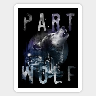 Part Wolf Sticker